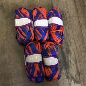 Pack of 5 rolls of ONDAS yarn